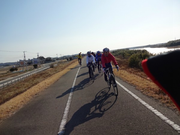 でもやっぱり土手の上の方が景色がきれいですね